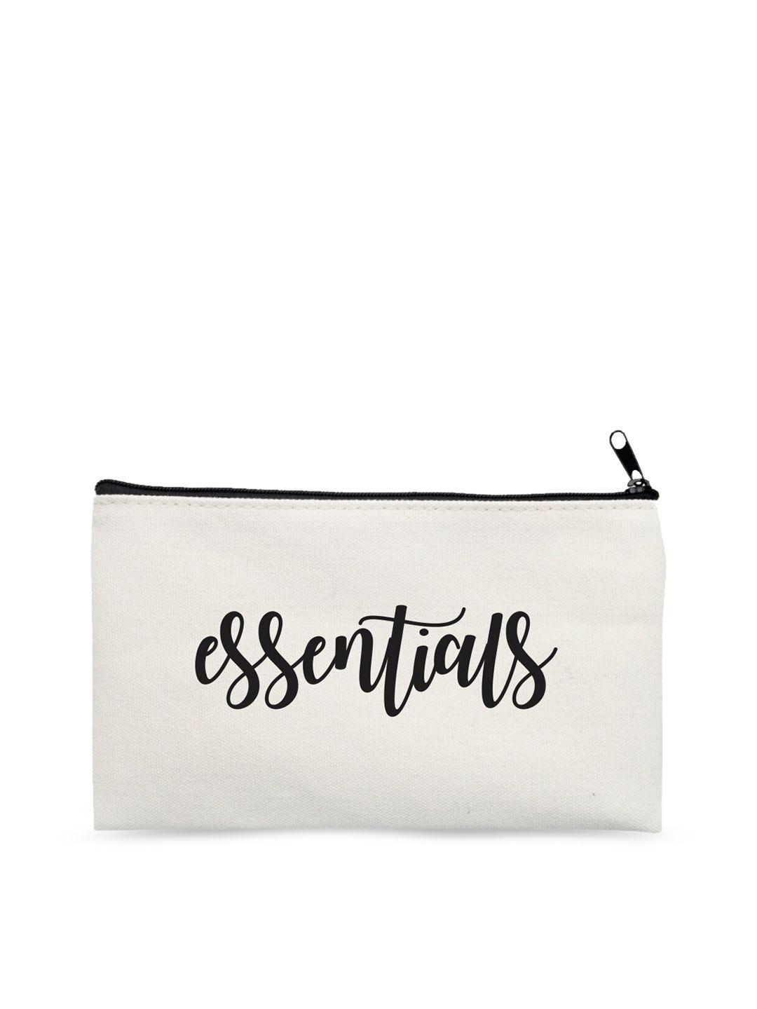 the art people off white & black printed multi purpose travel pouch