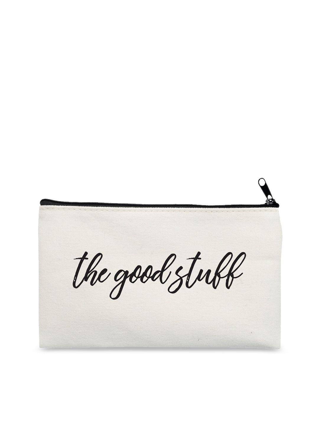 the art people off white & black printed travel pouch