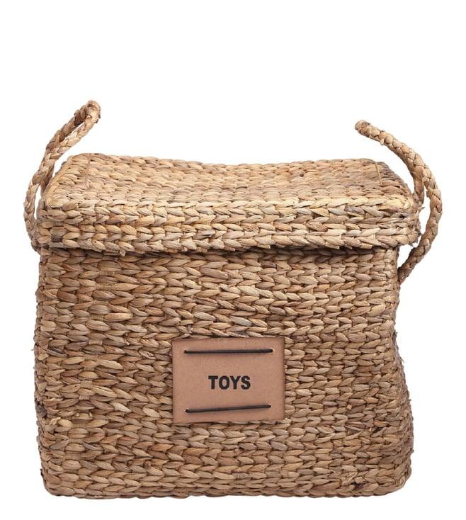 the baby trunk brown toy bamboo cane basket (one size)