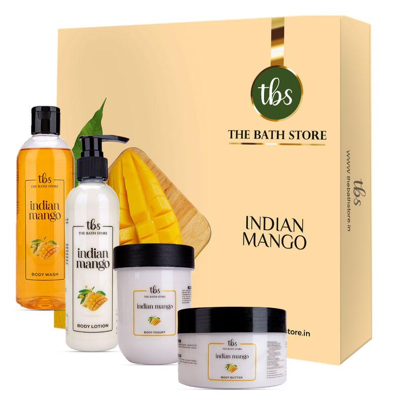 the bath store indian mango combo (body butter + body wash + body yogurt + body lotion)