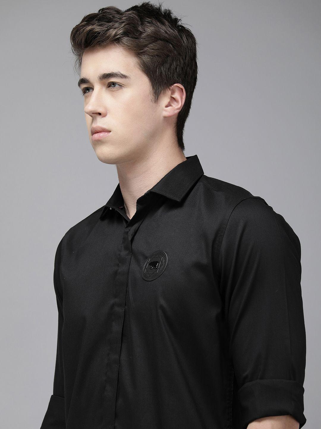 the bear house ardor edition men slim fit opaque casual shirt