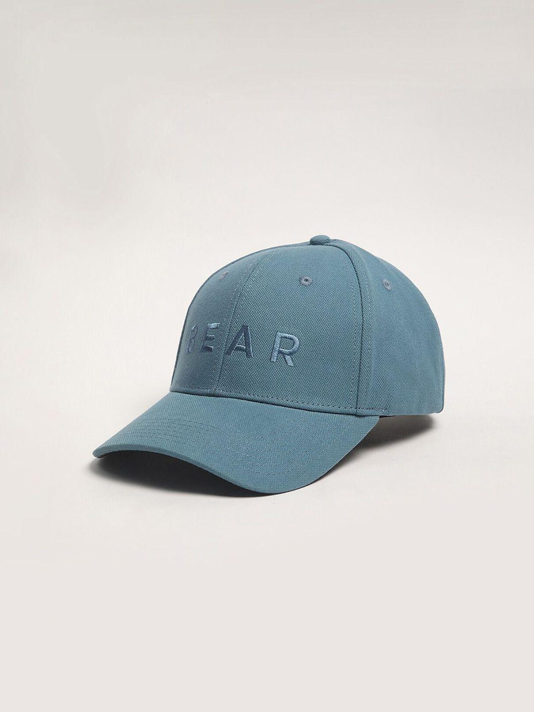 the bear house men blue embroidered baseball cap