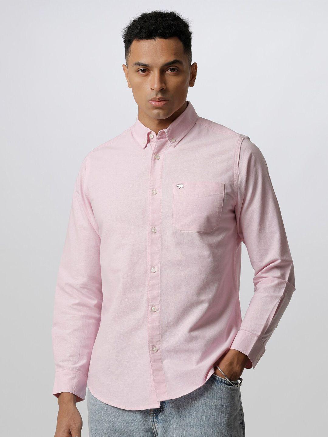 the bear house men casual cotton shirt