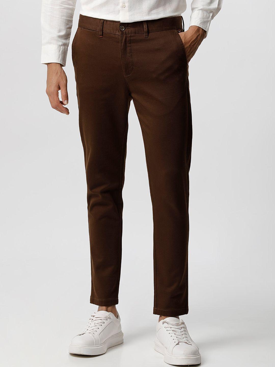 the bear house men cotton tapered fit chinos trousers