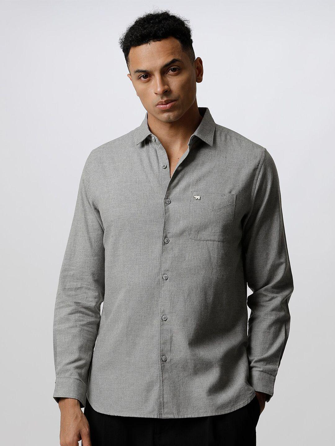 the bear house men slim fit casual cotton shirt