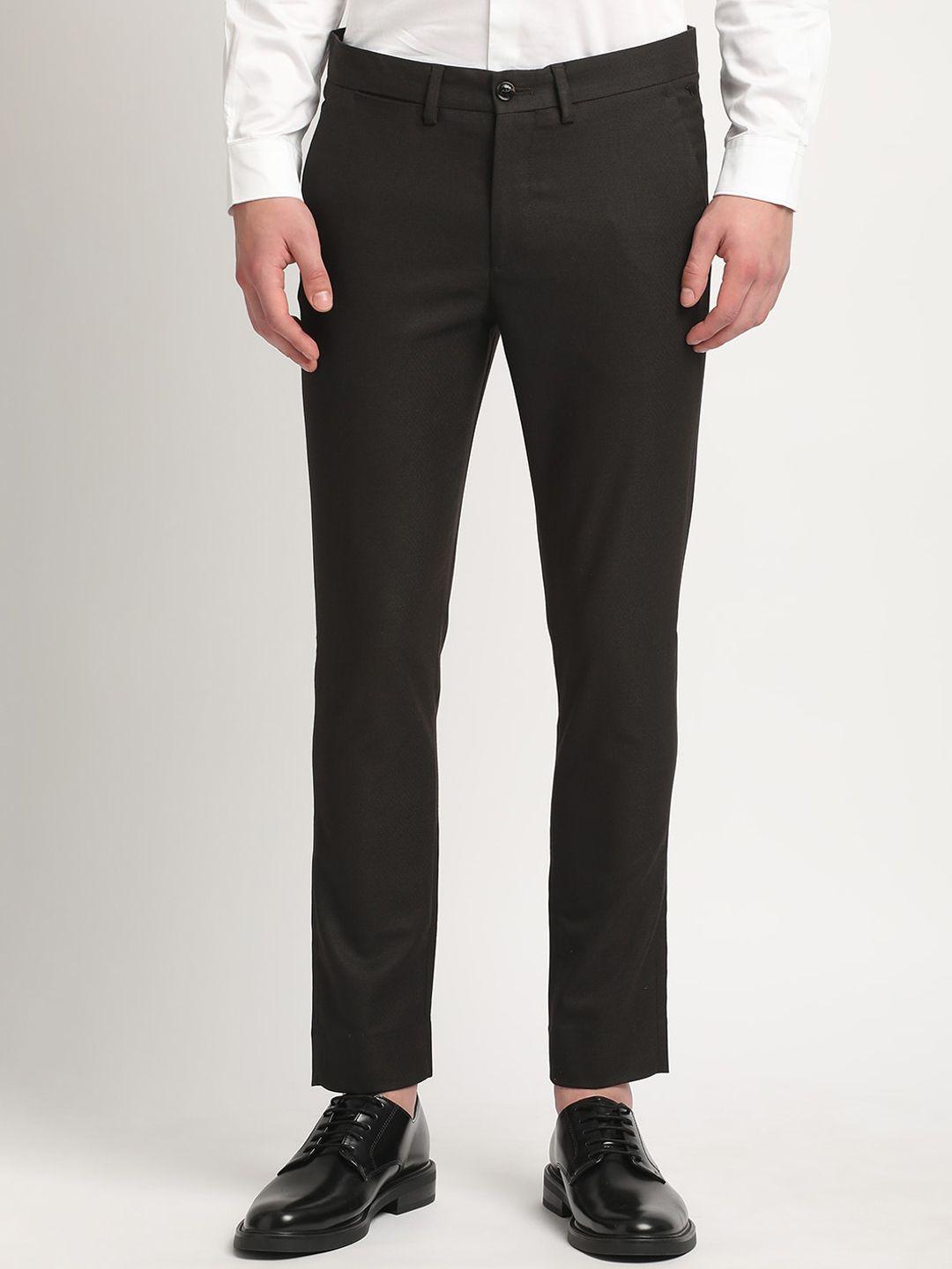 the bear house men slim fit formal trousers