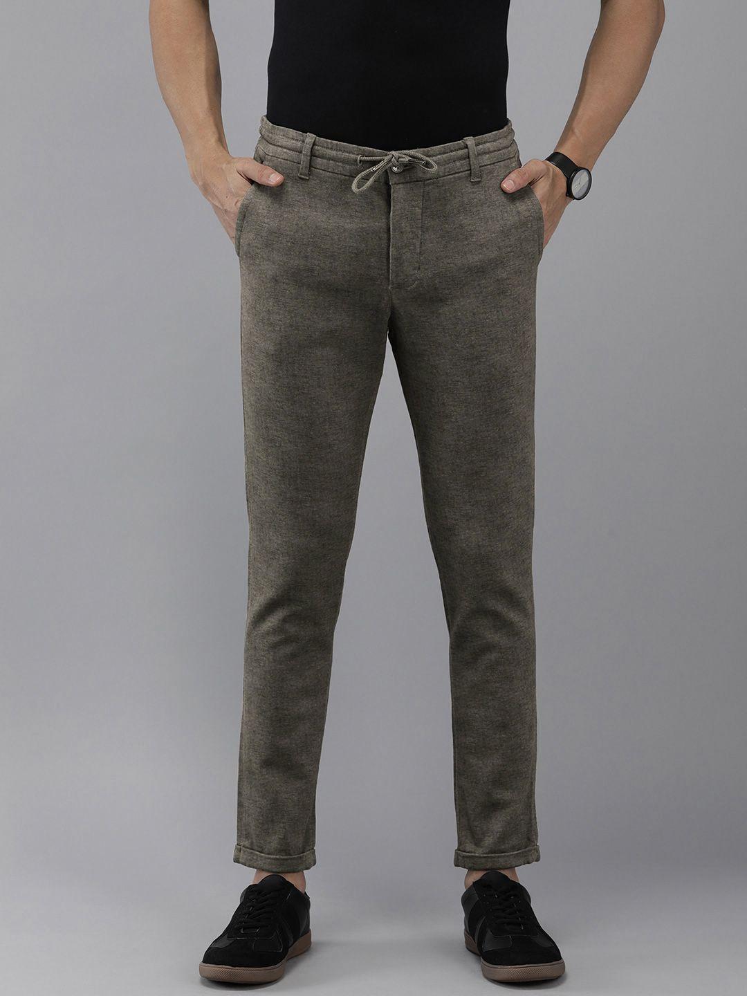 the bear house men smart tapered fit chinos trousers