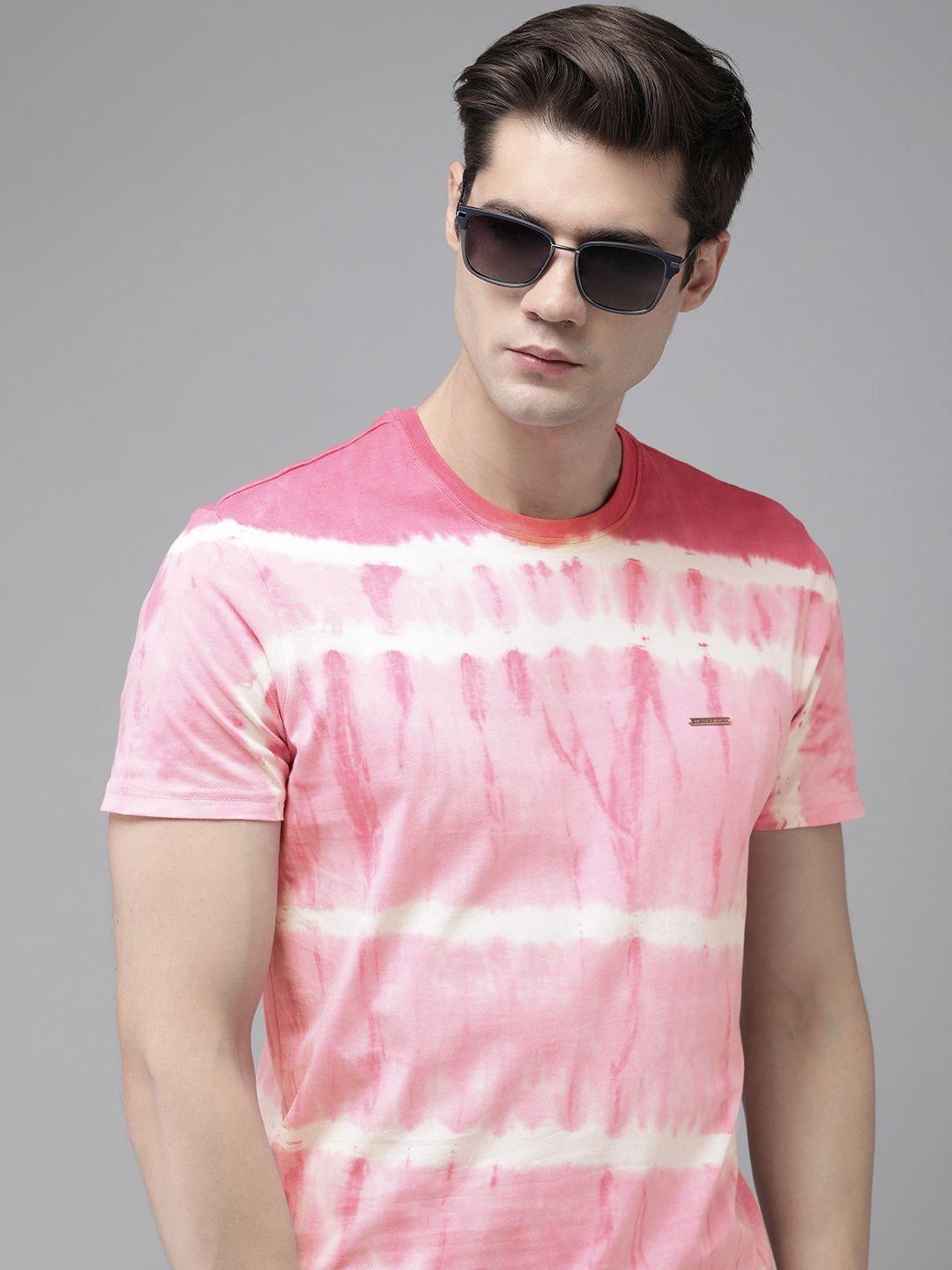 the bear house pure cotton dyed slim fit t-shirt