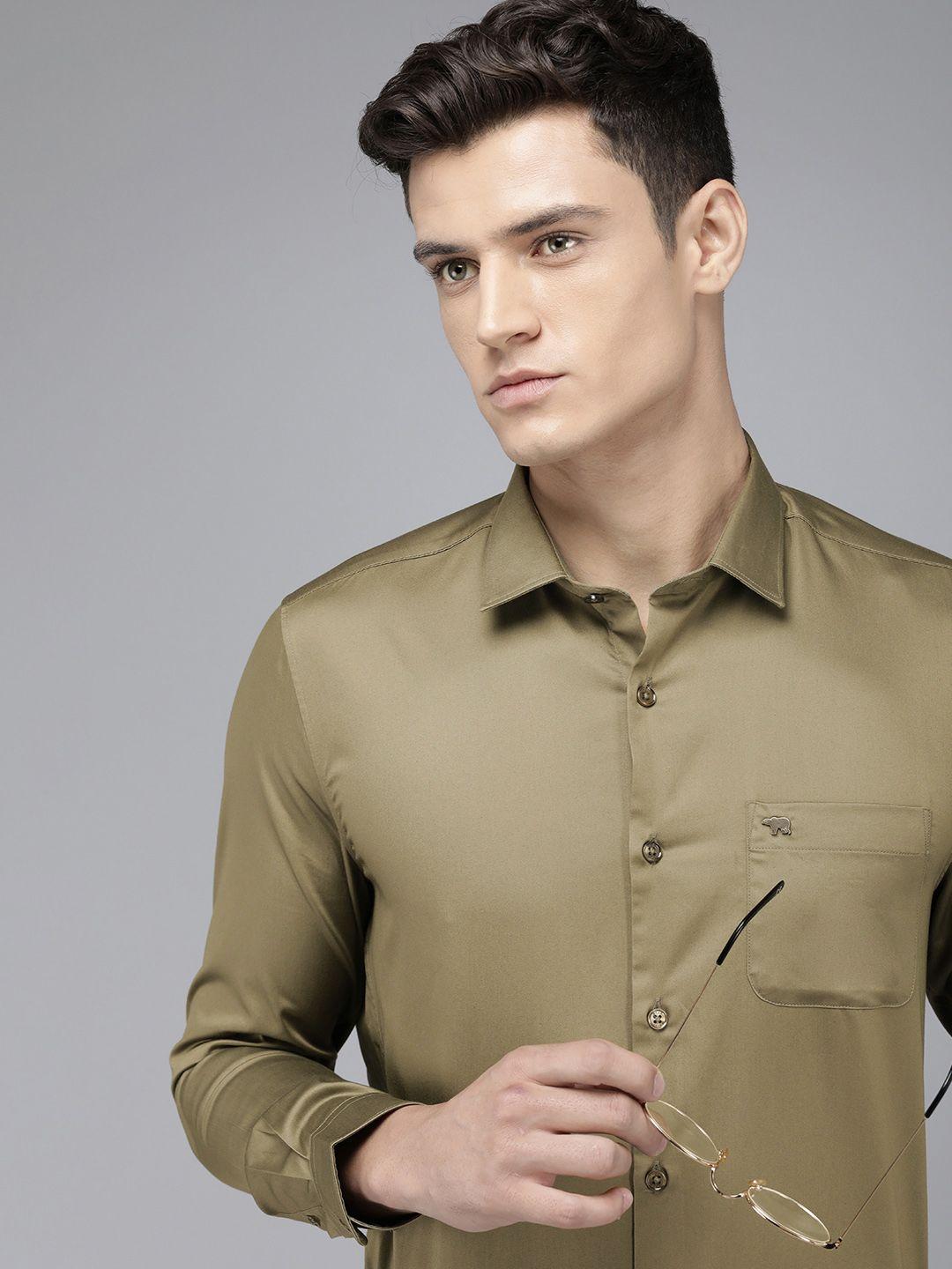 the bear house slim fit ardor edition opaque formal shirt