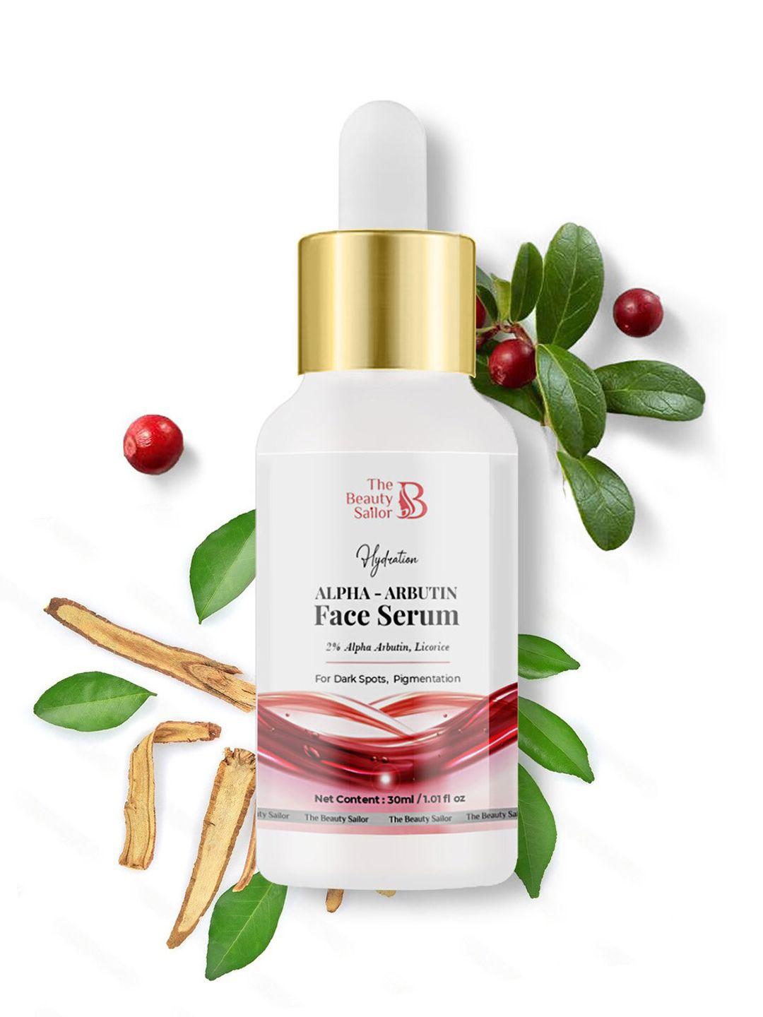 the beauty sailor calm alpha-arbutin face serum for hyperpigmentation & dark spots 30ml