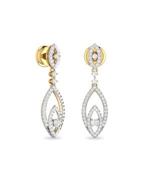 the bedwyr yellow gold diamond stud earrings