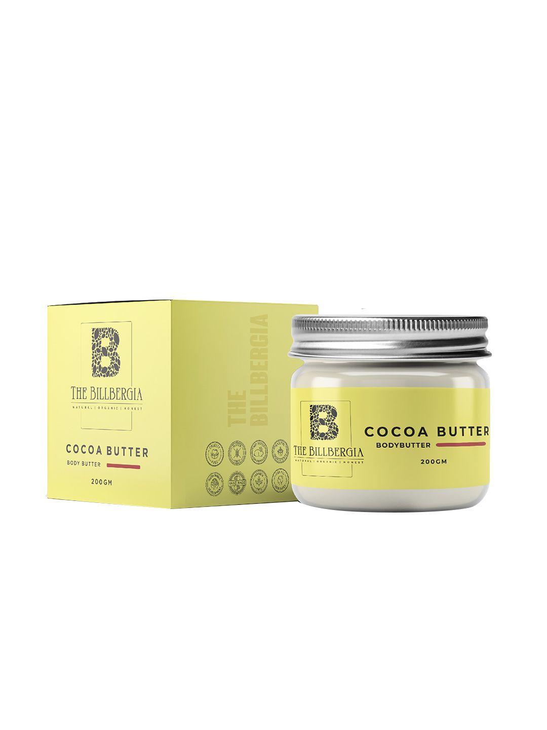 the billbergia vegan cocoa body butter for skin glow & healing - 200 g