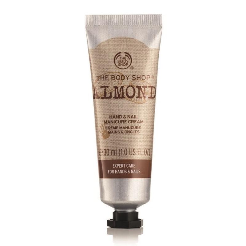 the body shop almond hand & nail cream