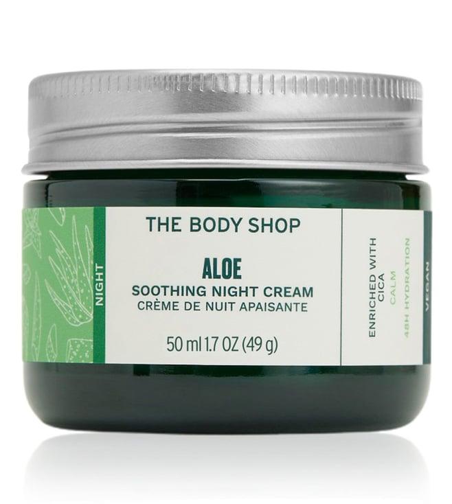 the body shop aloe soothing night cream - 50 ml