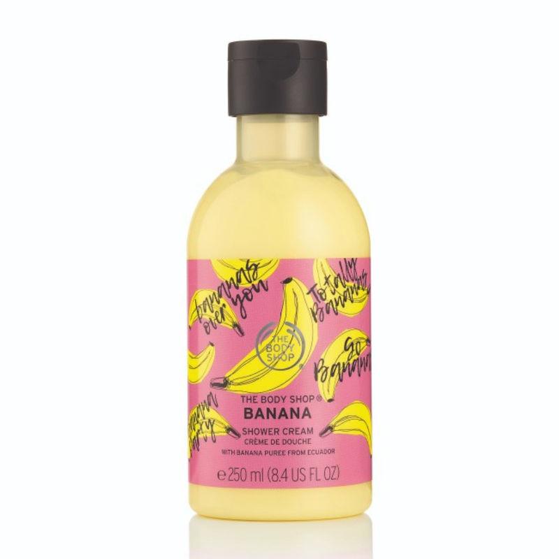 the body shop banana shower cream