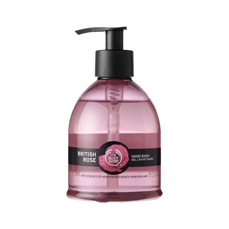 the body shop british rose hand wash