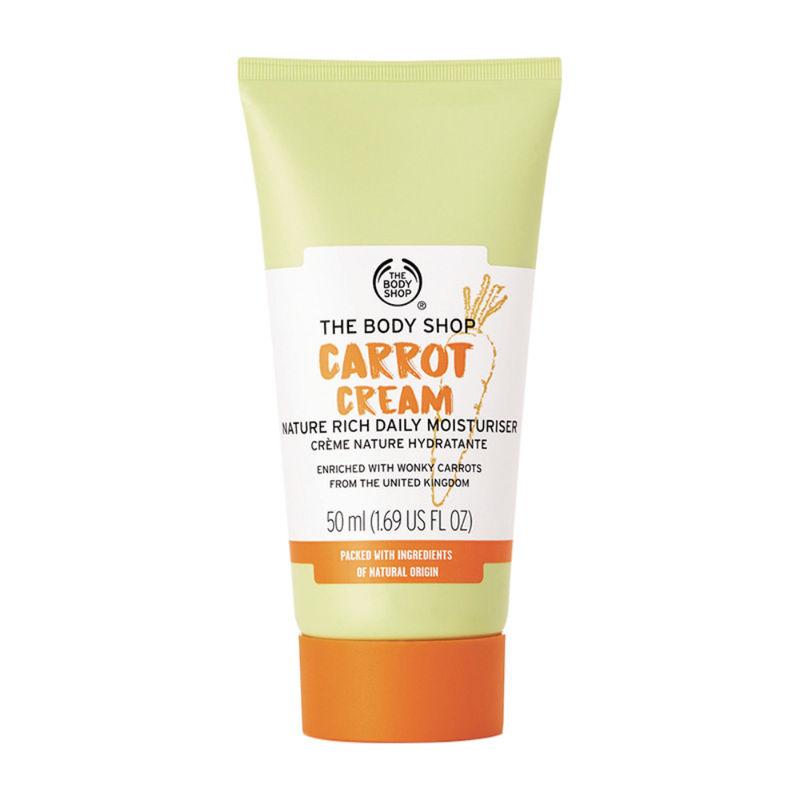 the body shop carrot cream nature rich daily moisturiser