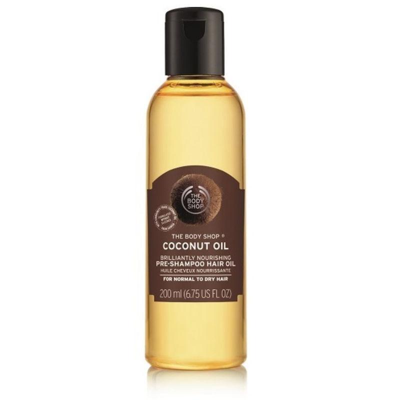 the body shop coconut oil brillantly nourishing pre-shampoo hair oil