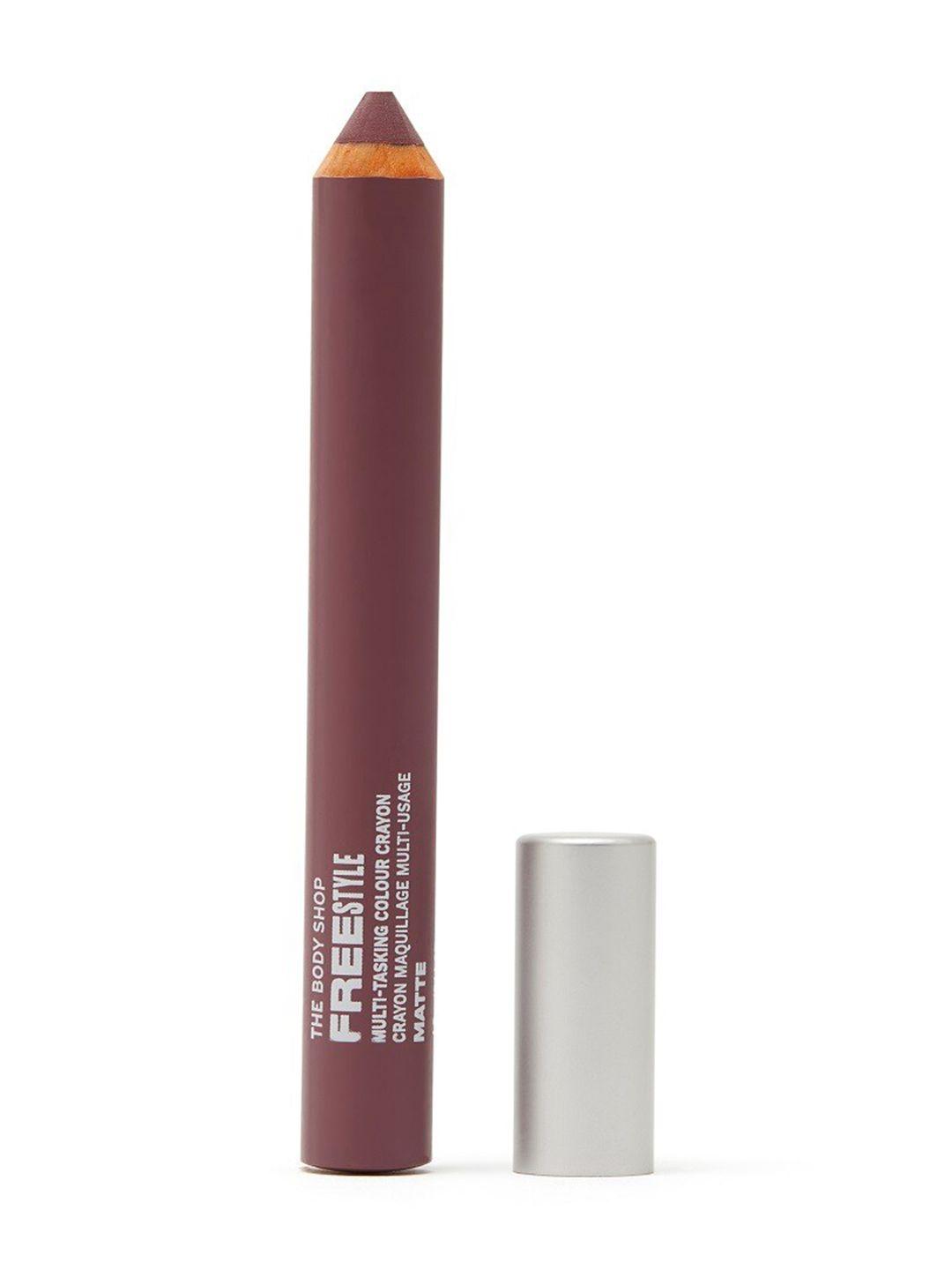 the body shop freestyle multi-tasking matte crayon for eyes lips & cheeks 4.2g - lowkey