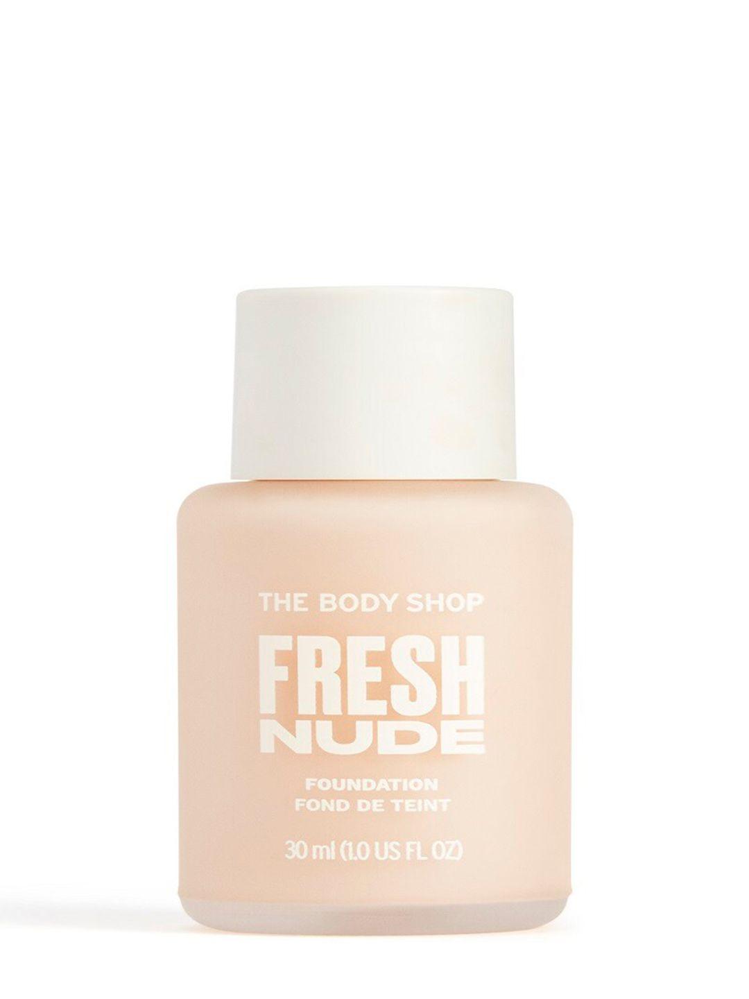 the body shop fresh nude medium coverage foundation for sensitive skin 30ml - fair 1n