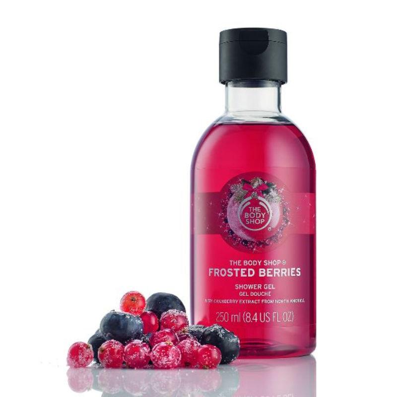 the body shop frosted berries body gel