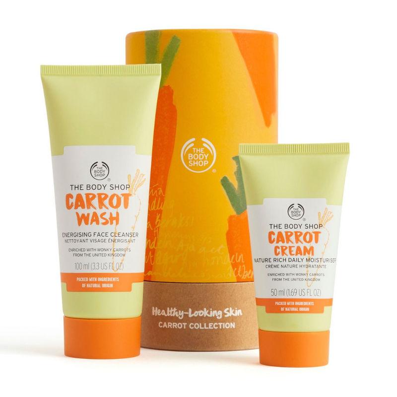 the body shop healthy-looking skin carrot collection