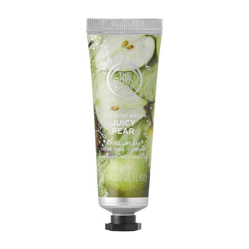 the body shop juicy pear hand cream