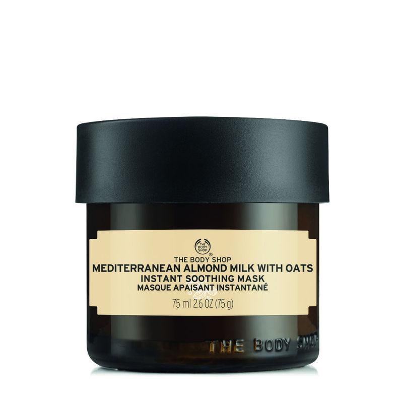 the body shop mediterranean almond milk with oats instant soothing mask