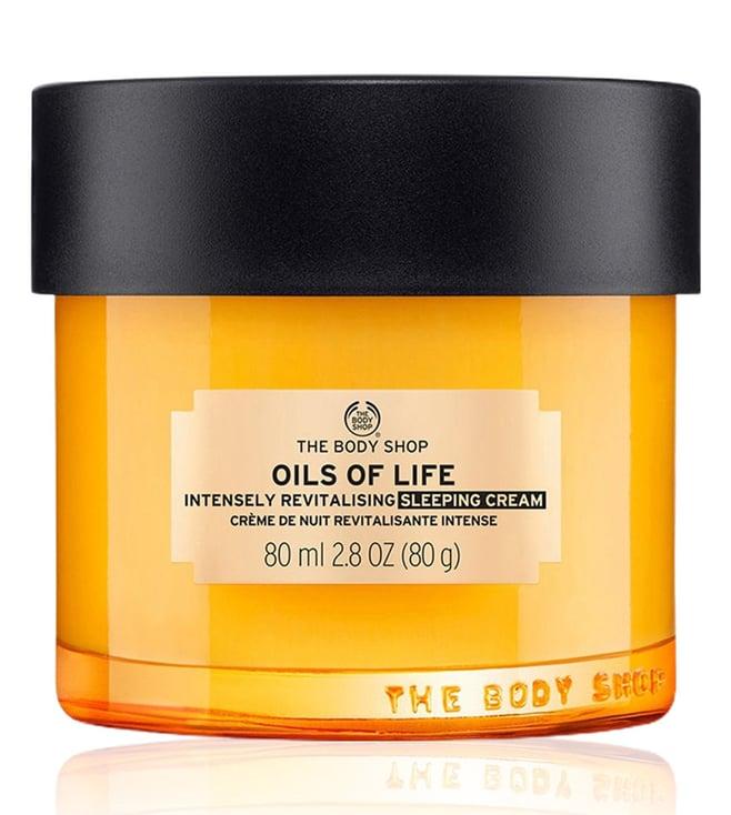 the body shop oils of life sleeping cream - 80 ml