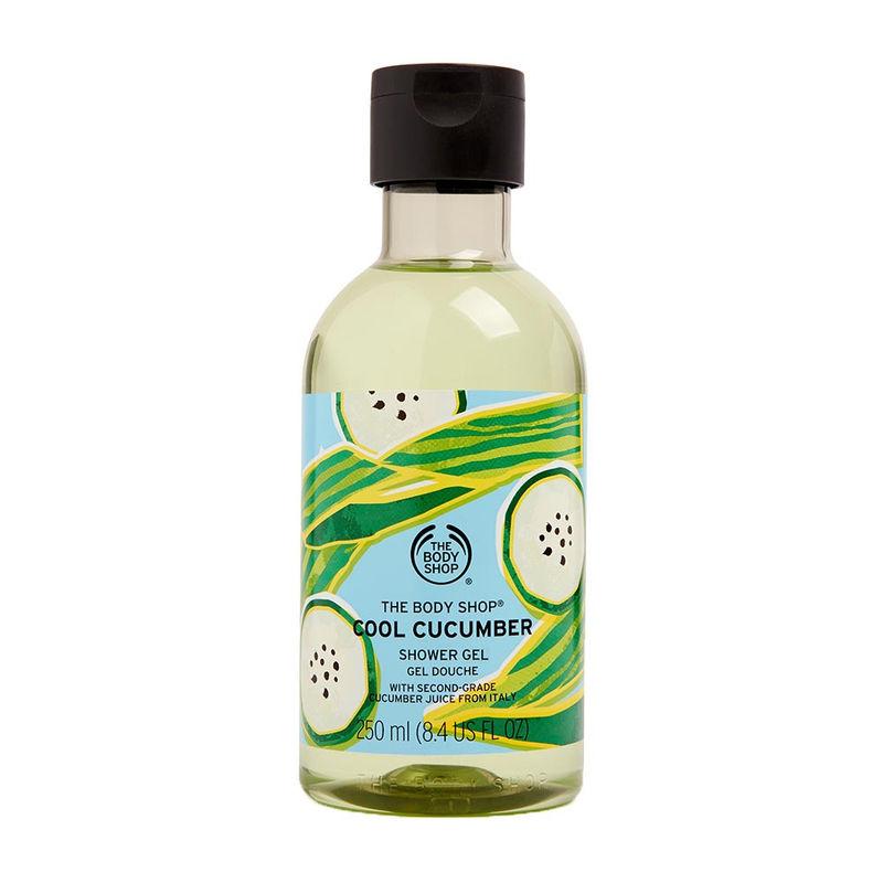 the body shop special edition cool cucumber shower gel