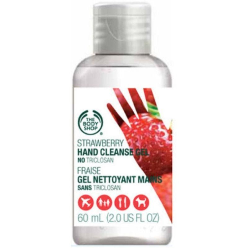 the body shop strawberry cleanse gel hand sanitizer