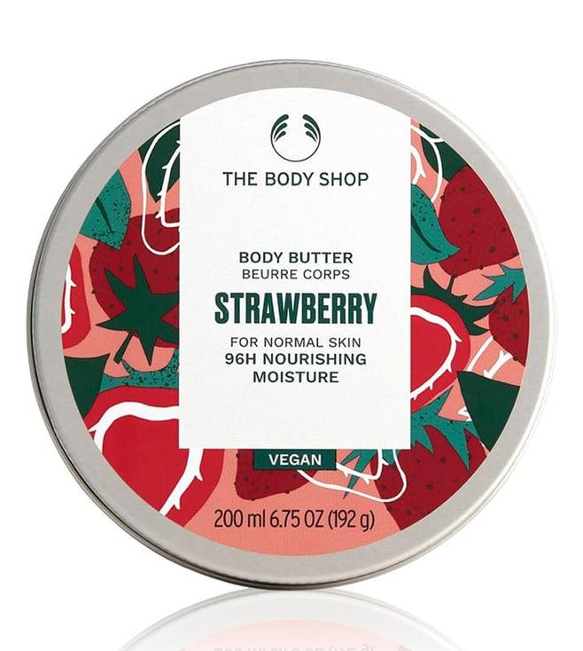 the body shop strawberry softening body butter - 200 ml