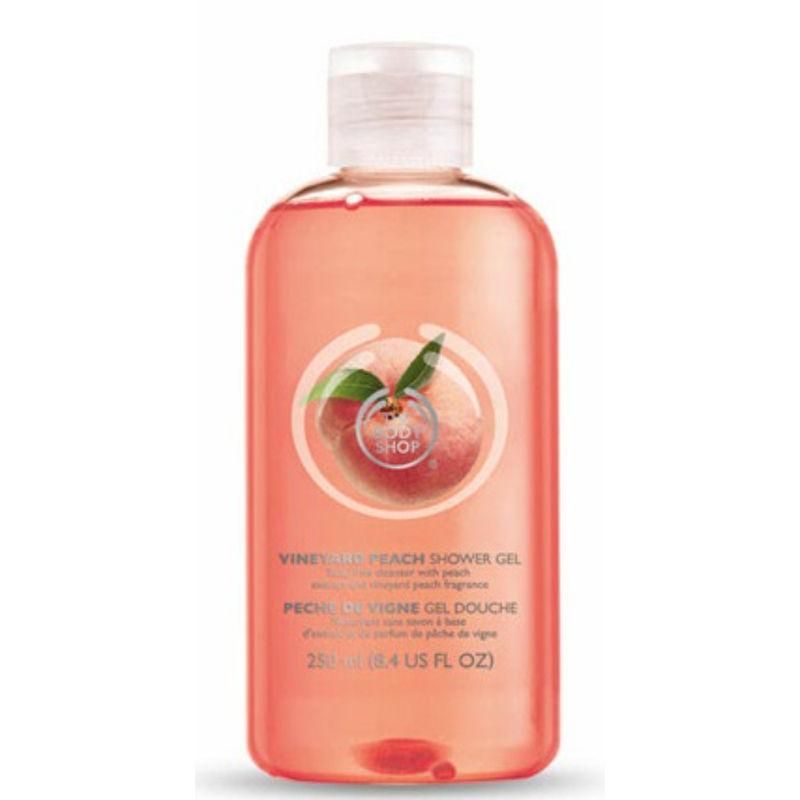 the body shop vineyard peach shower gel