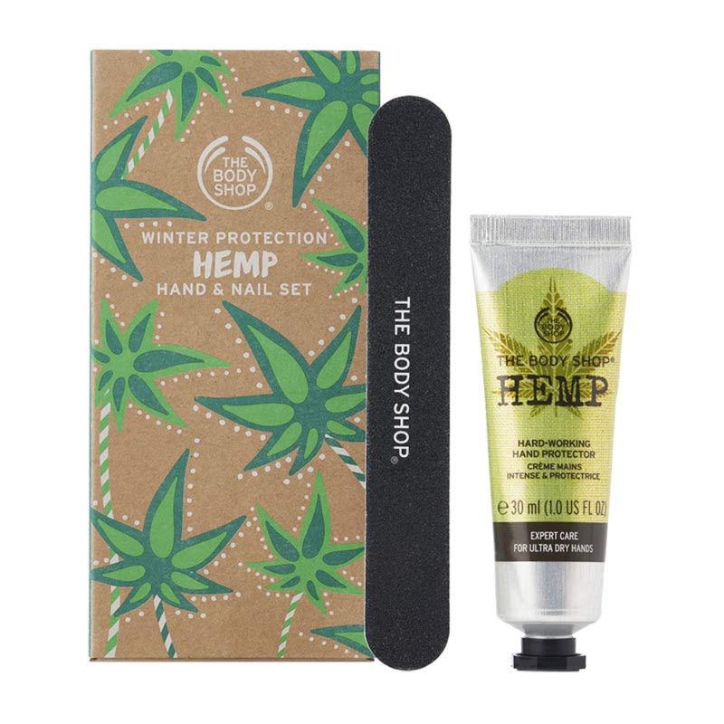 the body shop winter protection hemp hand & nail set