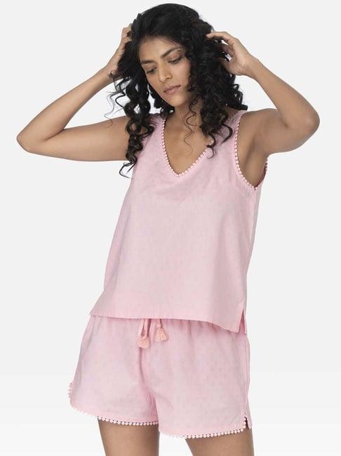 the calm collective cherry blossom ivy shorts set