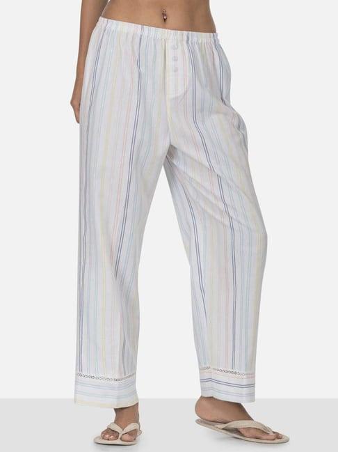 the calm collective white betsy straight fit pajama