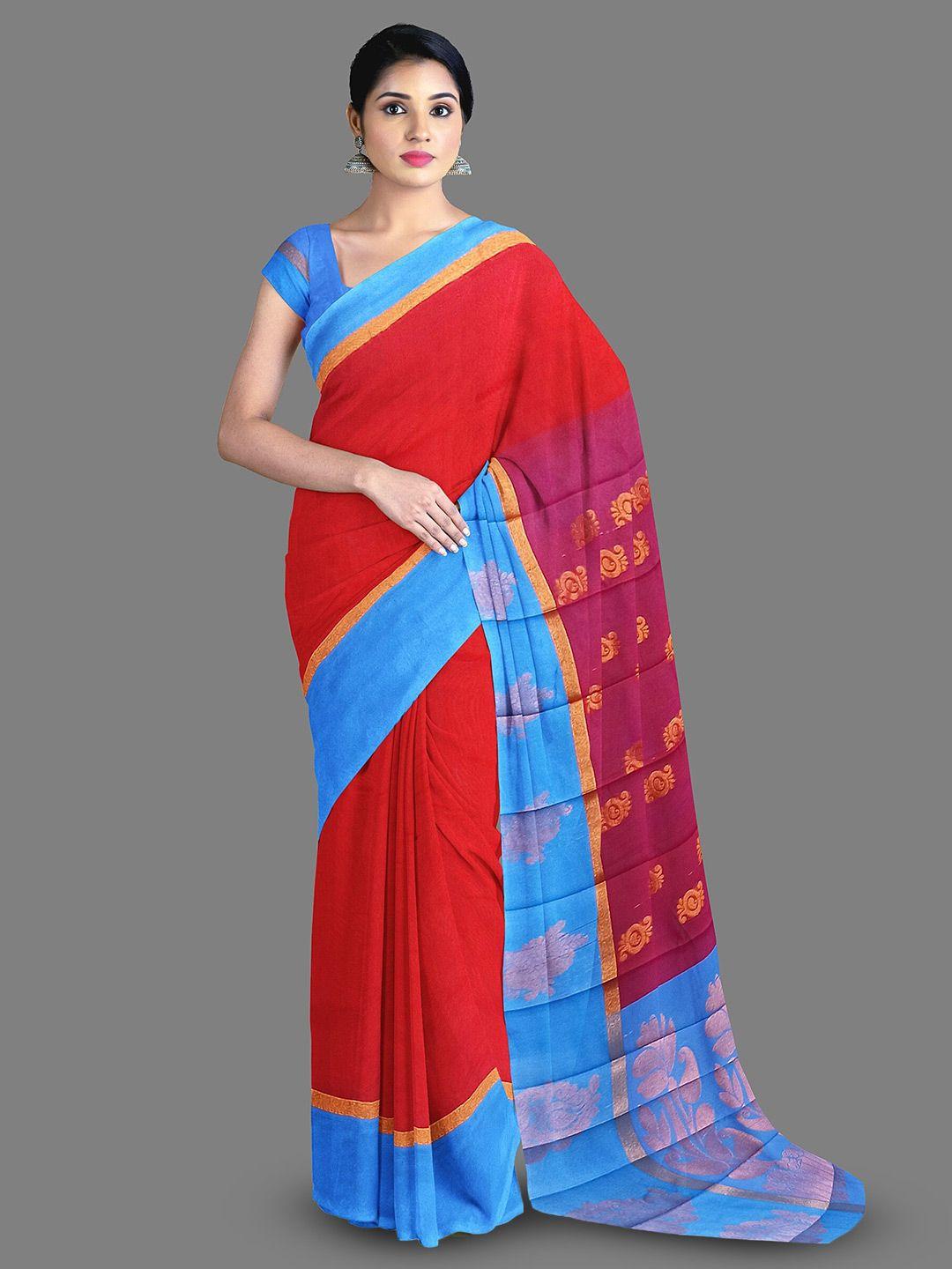 the chennai silks  zari silk cotton maheshwari saree