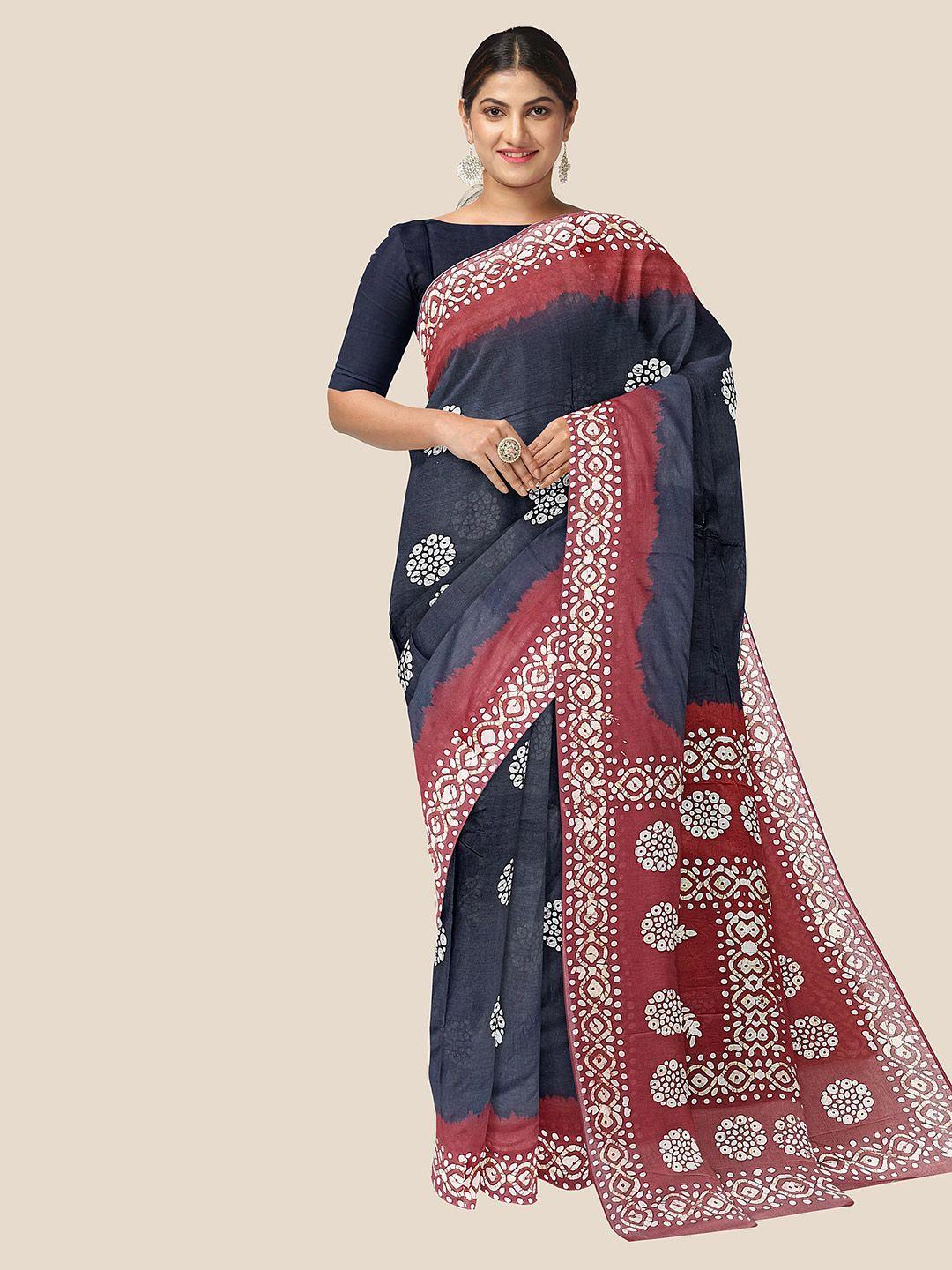 the chennai silks batik pure cotton saree