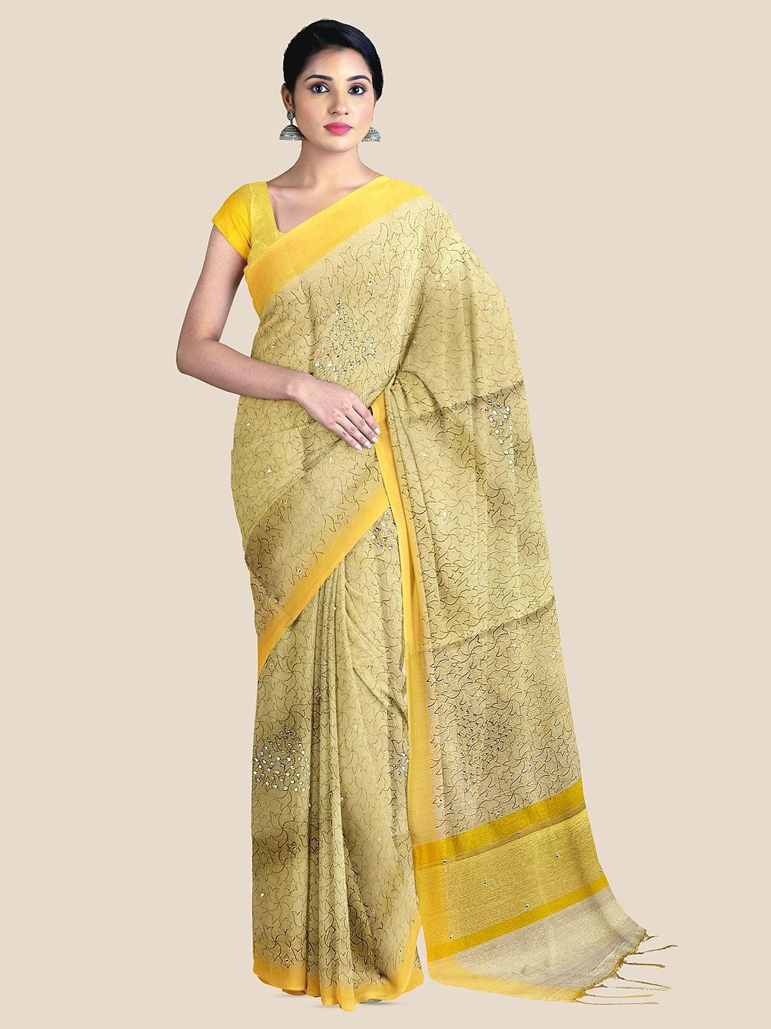 the chennai silks embellished embroidered tissue banarasi saree