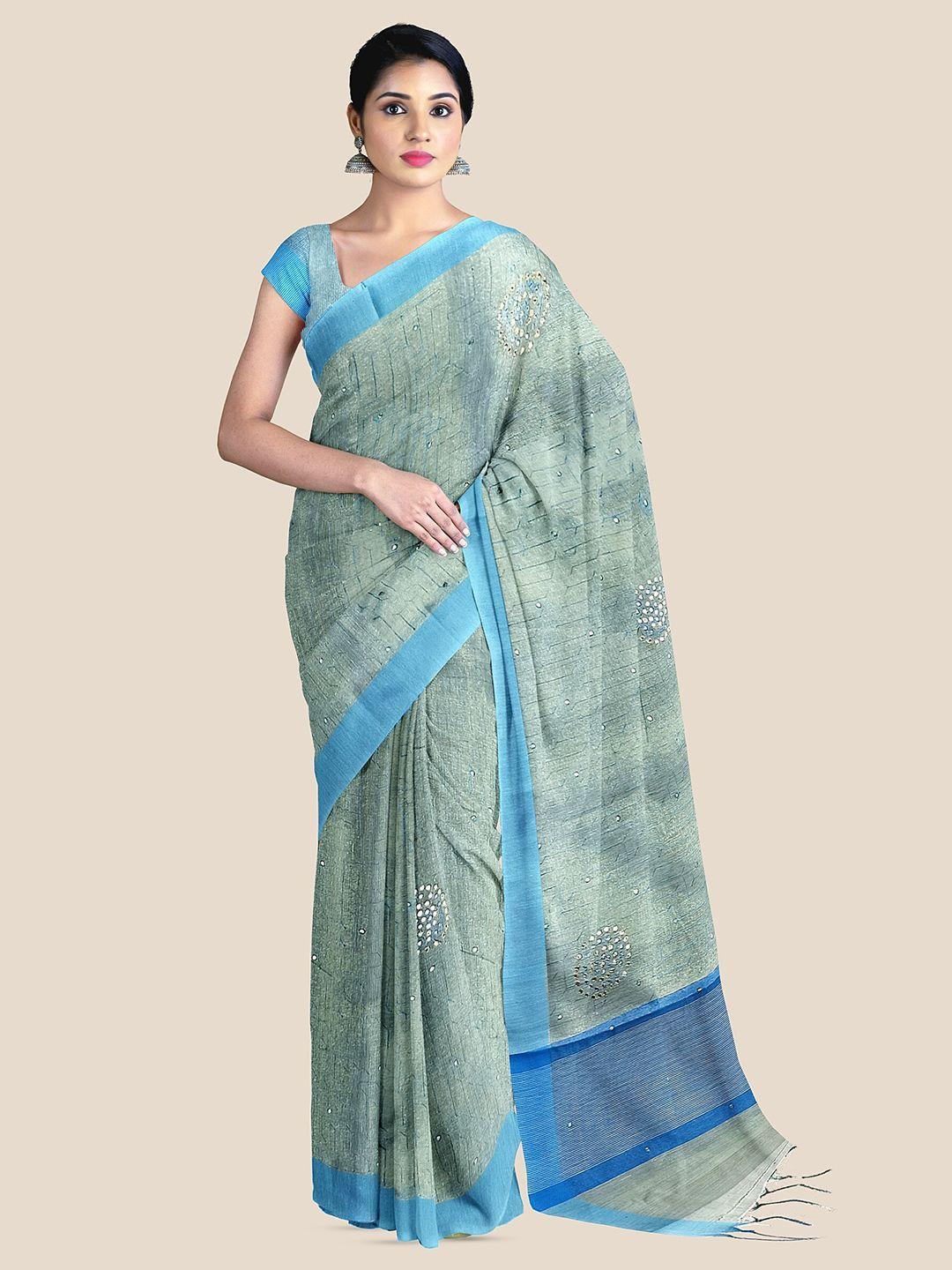 the chennai silks embellished embroidered tissue banarasi saree