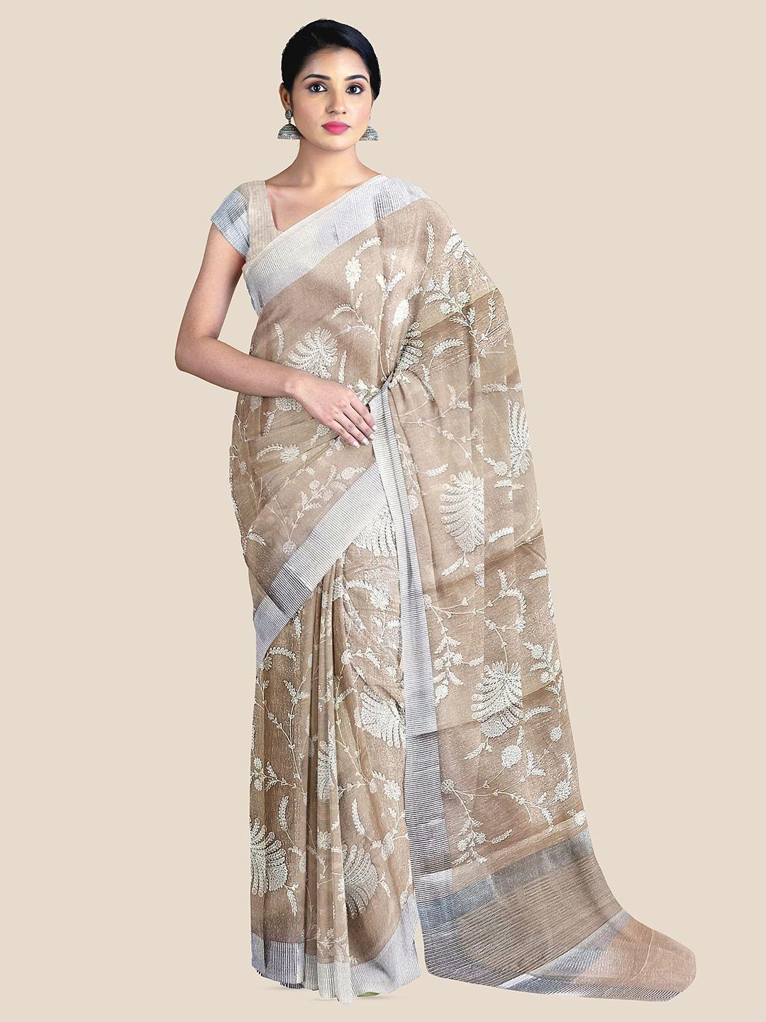 the chennai silks embellished embroidered tissue banarasi saree