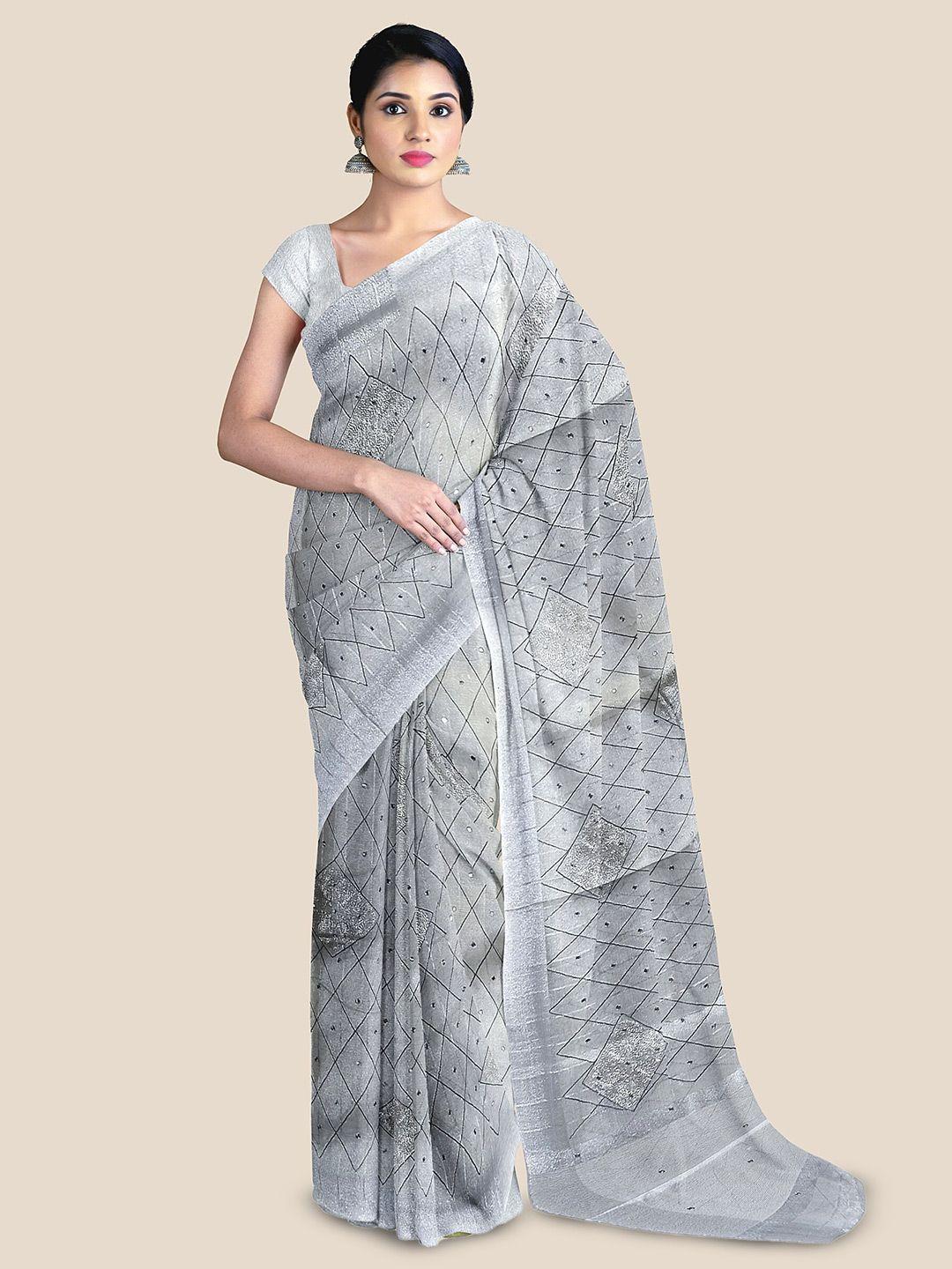 the chennai silks embellished tissue banarasi saree