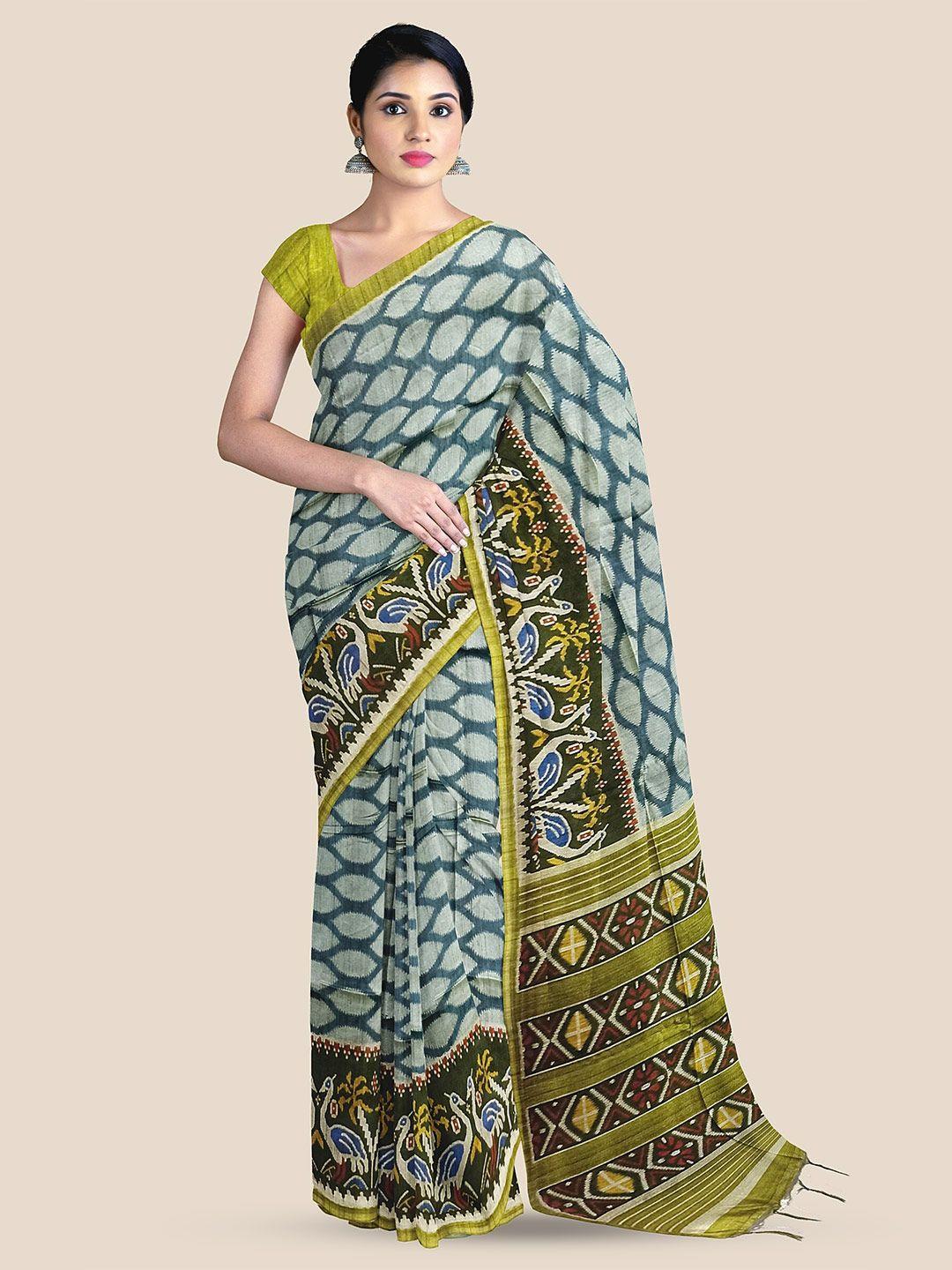 the chennai silks ethnic motifs printed saree