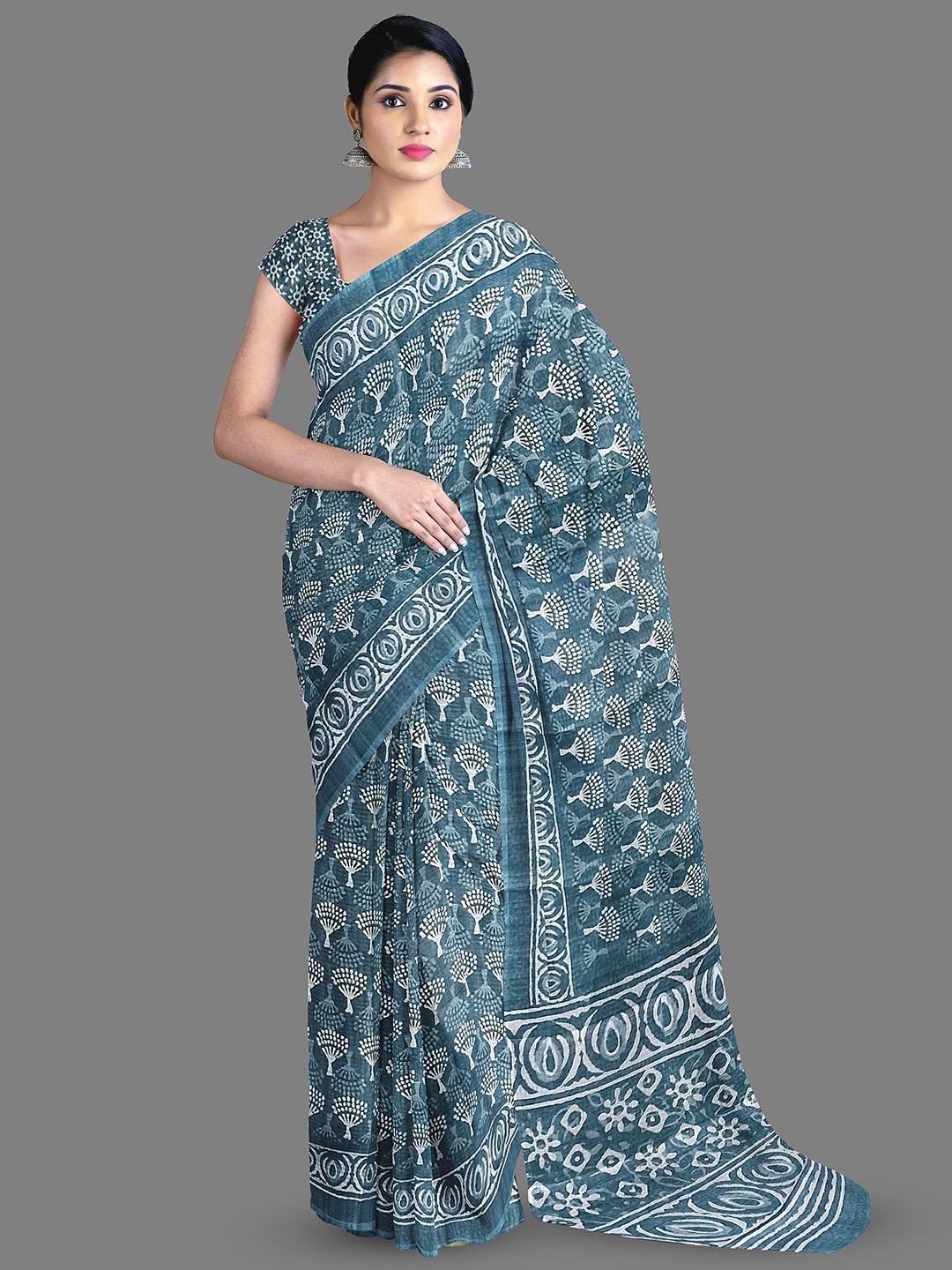 the chennai silks ethnic motifs printed saree