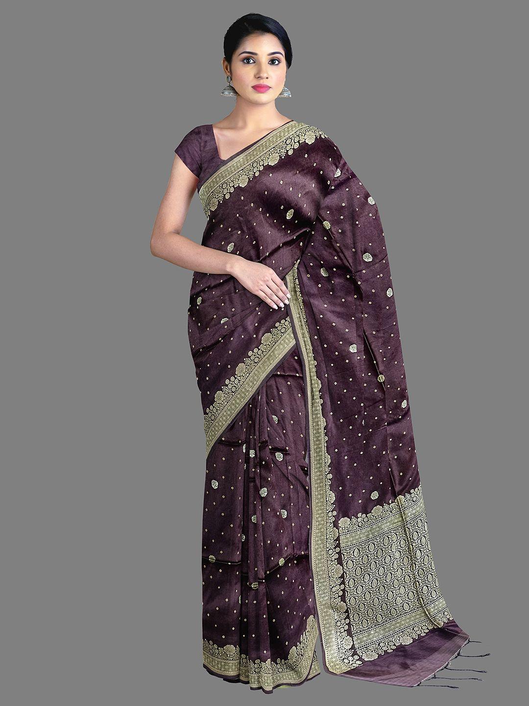 the chennai silks ethnic motifs woven design zari banarasi saree