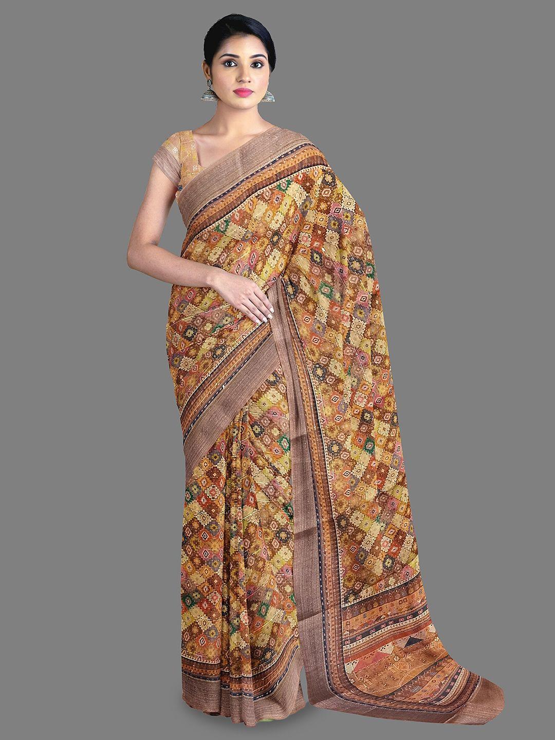 the chennai silks ethnic motifs zari saree