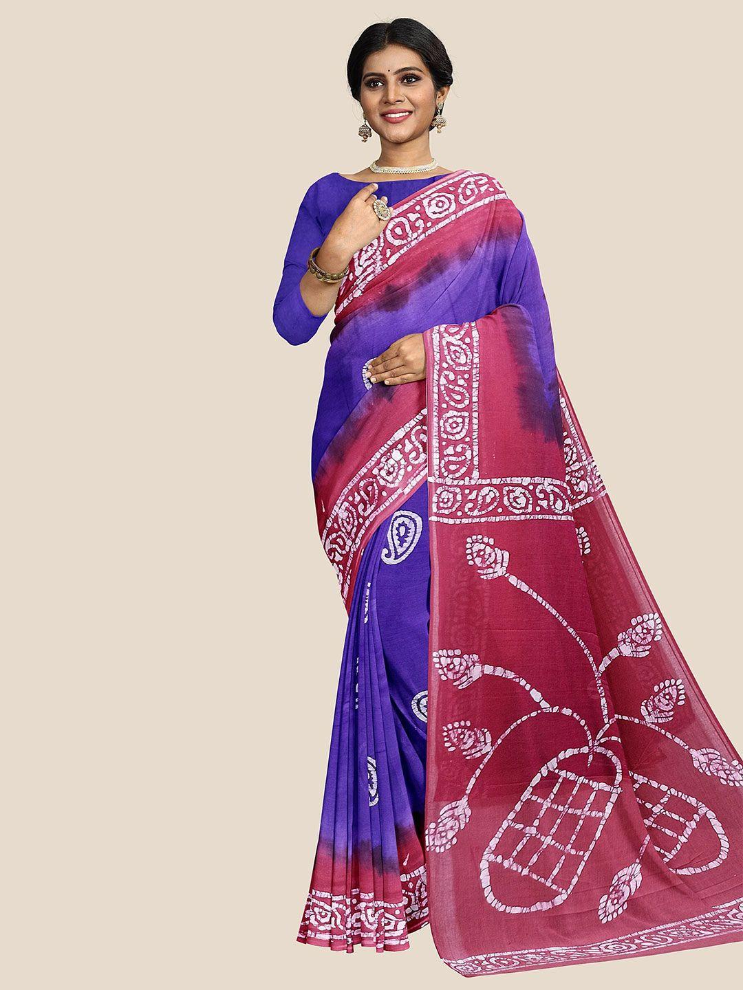 the chennai silks paisley pure cotton saree