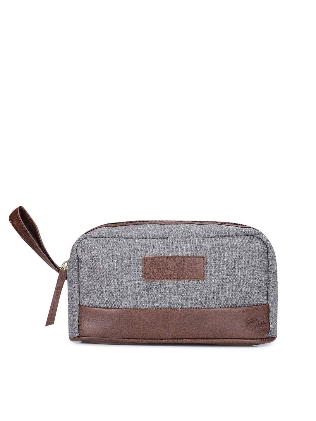 the clownfish grey travel pouch