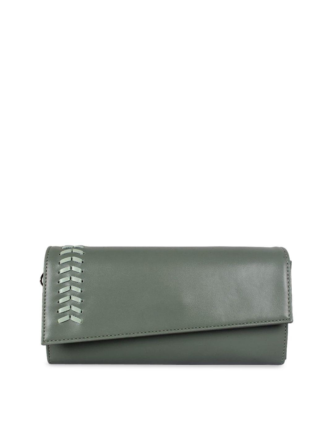 the clownfish olive green embellished purse clutch