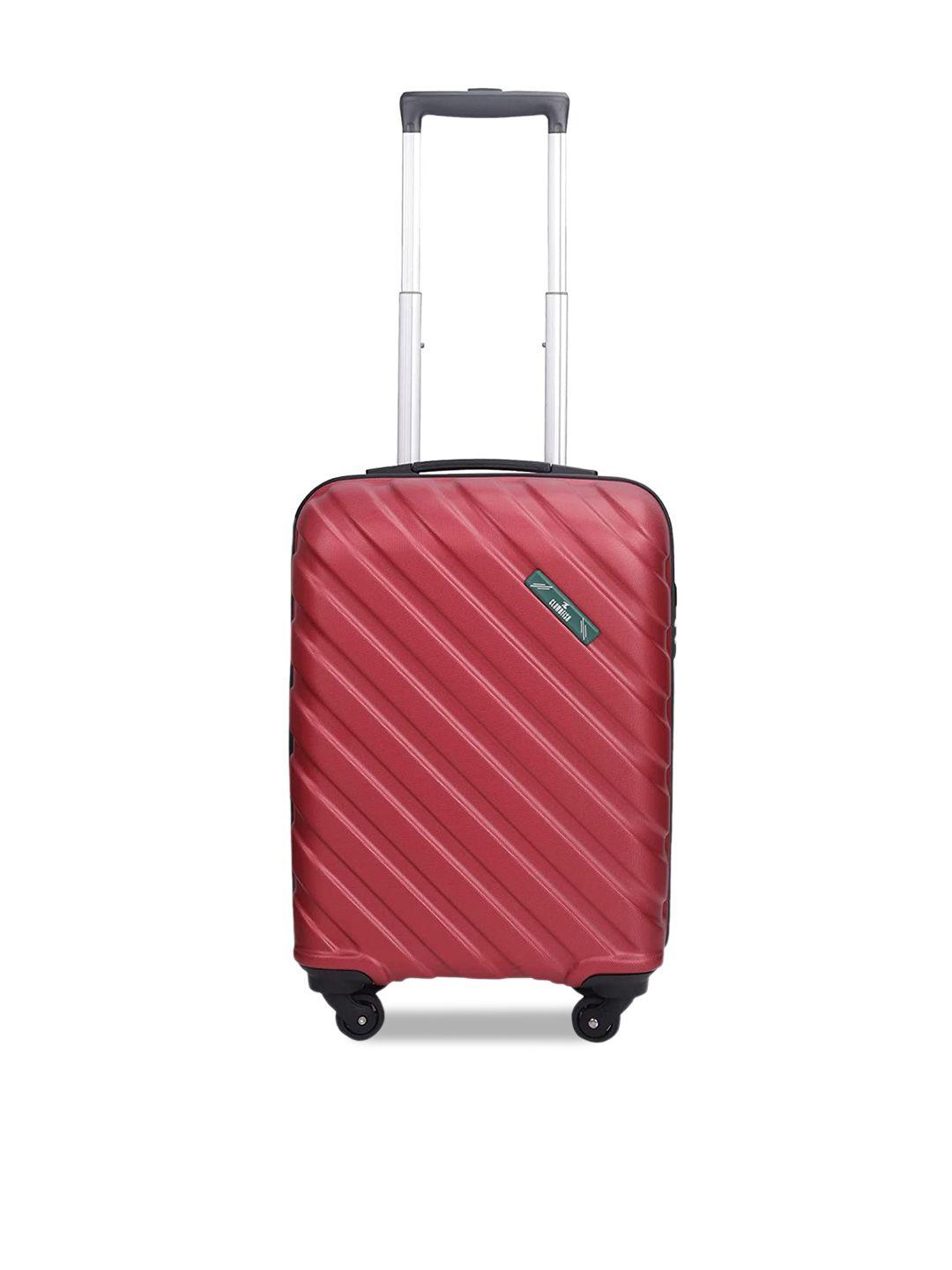the clownfish textured hard sided small trolley suitcase